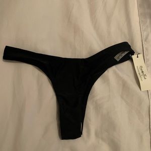 NWT S, BLACK, cheeky bikini bottom